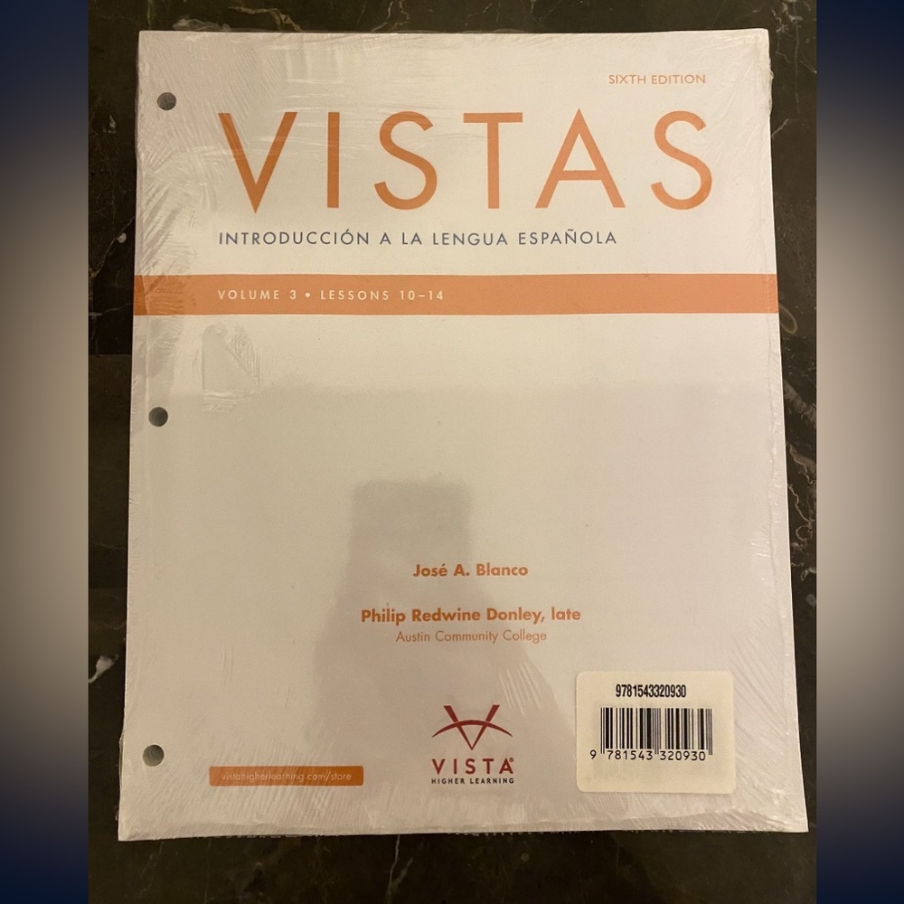 Vista Spanish Language Textbook